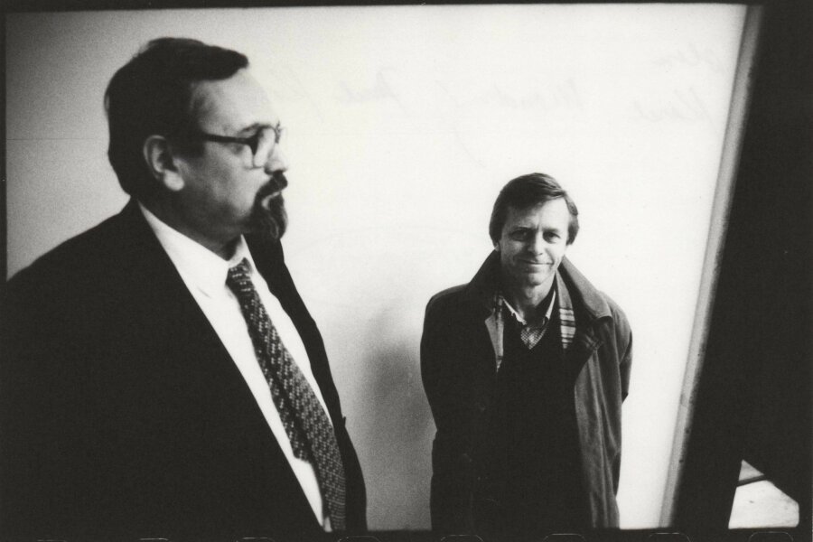 zleva: Karel Moudrý, Pavel Kostrhun